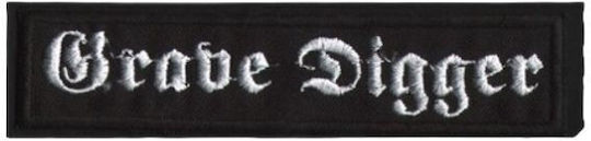Woven Iron On Embroidered Fabric Sign Sewing Supplies 12.5x2.5cm