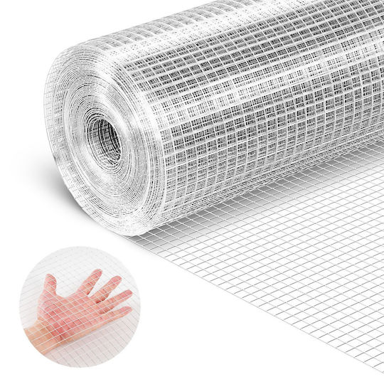 Vevor Wire for Garden Fence Made of Metal 5.08x100cm Silver