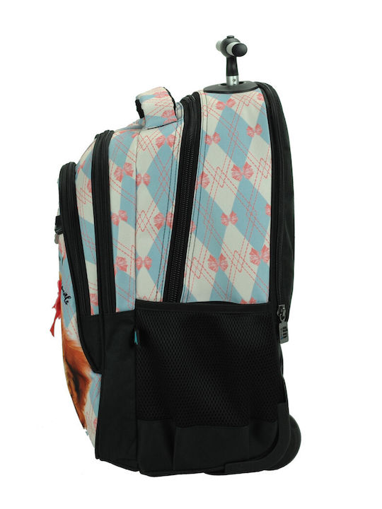 Back Me Up Love School Backpack for Elementary with Water Bottle Holder Multicolour 33 x 28 x 48cm