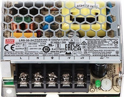 Mean Well LED Power Supply IP20 Power 35W With Output Voltage 24V