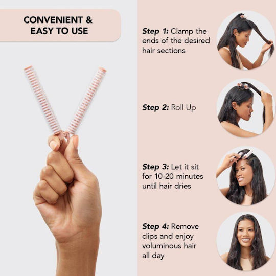 Hair Rollers Self Adhesive Clip Set 2pcs