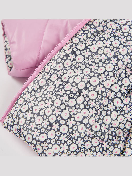 Kinderjacken & Winterjacken Casual Beidseitig Rosa