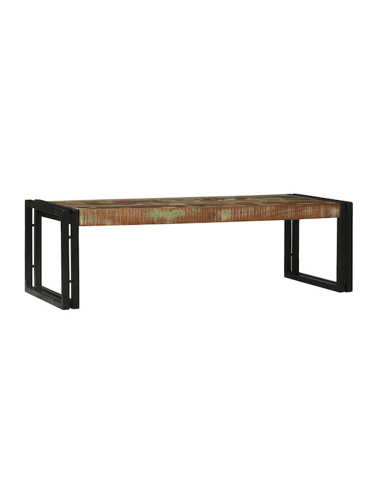 vidaXL Rectangular Solid Wood Coffee Table Brown 2 Pieces M48xW40xH40cm