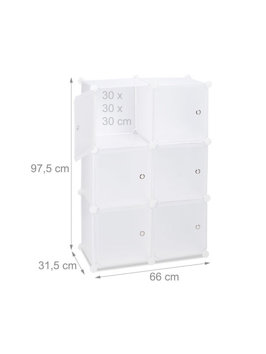 Cabinet de Depozitare din Plastic L66xL31.5xÎ97.5cm