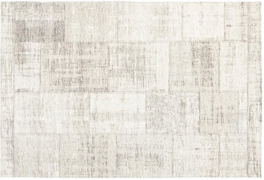 Domoletti Rutschfestes Rechteckiges Wohnzimmer Teppich Grau 120x180cm