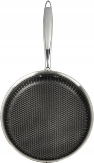 Zilan Pan With Lid made of Stainless Steel with Non-Stick Coating 26cm