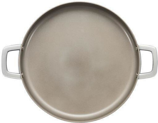 Fiskars Norden Pan from Stainless Steel with Lid with Non-Stick Interior Coating 28cm