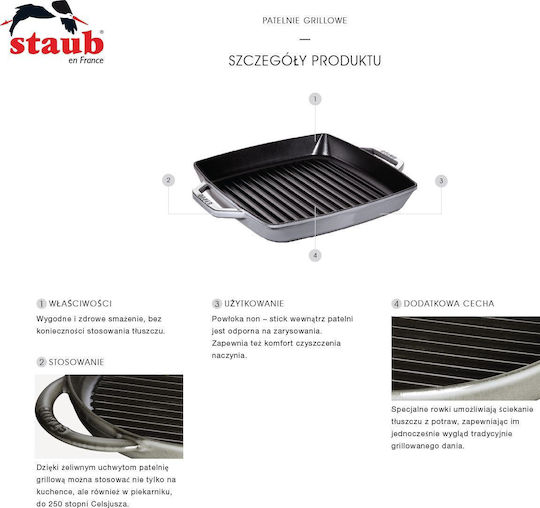Zwilling J.A. Henckels Grill made of Cast Iron 26cm
