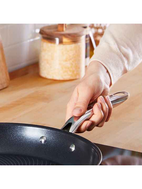 Tefal Hibiscus Steel Pan with Non-Stick Interior Coating 24cm