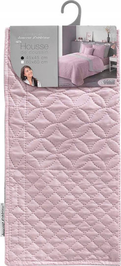 Douceur d'Intérieur Decorative Pillow Case Pink 45x45 cm
