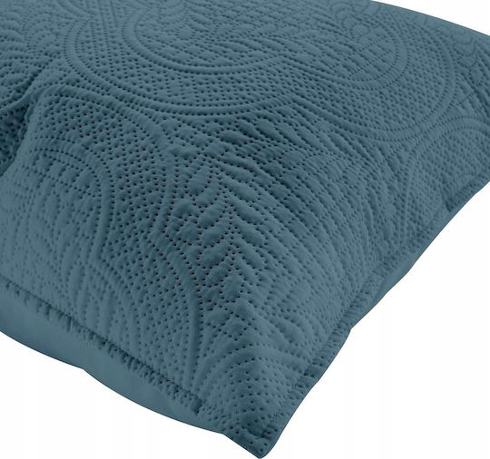Douceur d'Intérieur Decorative Pillow Case Romane Blue 40x40cm