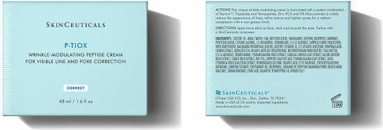 SkinCeuticals P-TIOX Face Cream for Anti-aging & Blemishes with Peptides 48ml
