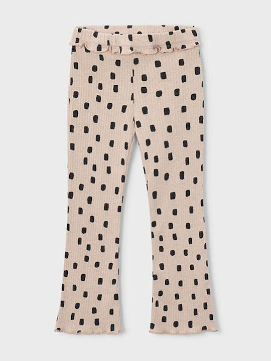 Kids Long Leggings Beige