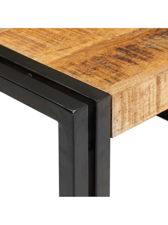 vidaXL Επιδαπέδια Ραφιέρα Μπάνιου Ξύλινη 100x50x23cm Καφέ