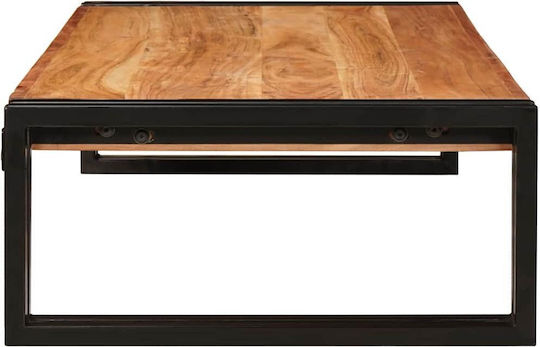 vidaXL Επιδαπέδια Ραφιέρα Μπάνιου Ξύλινη 100x50x23cm Καφέ