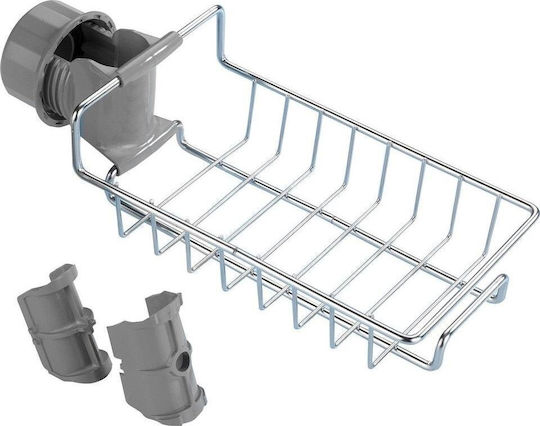 Wenko Montat pe perete Raft Baie Metal Argintie
