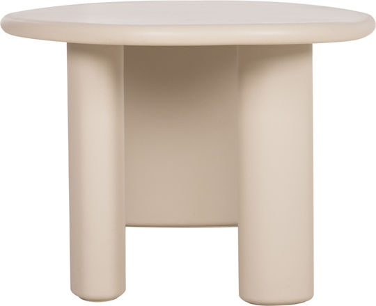 Volpe Ovaler Esszimmertisch aus Beton Beigefarben 240x100x75cm
