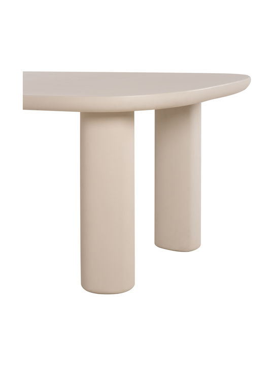 Dining Room Table from Concrete Beige 200x100x75cm