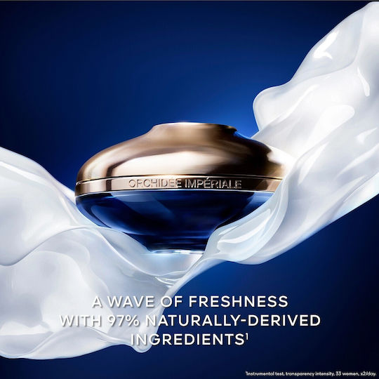 Guerlain Orchidée Impériale Longevity Light Refill Хидратиращ и Противостареещ Дневен Крем за Лице против Несъвършенства с Хиалуронова Киселина 50ml