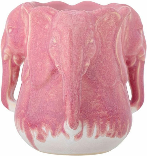 Bloomingville Keramik Vase Rosa 15,5xH15,5cm Bloomingville Keramik Vase Rosa 15,5xH15,5cm