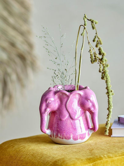 Bloomingville Dekorative Keramik Vase Rosa 15,5x13xH15,5cm