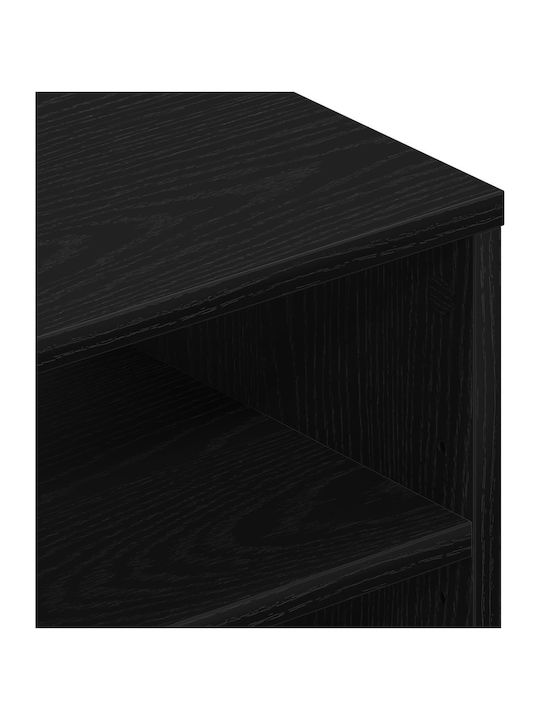 Regal Wand Black Oak 140x41x75cm