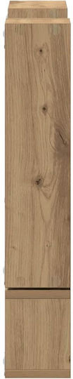 Cube Shelf Artisan Oak 96x12x64cm