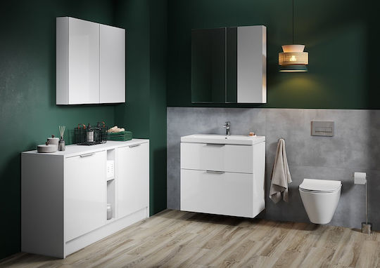 Cersanit Waschtisch ohne Waschbecken White
