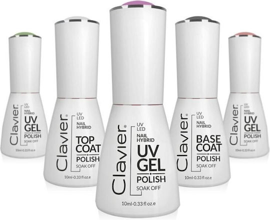 Clavier Semi-Permanent Nail Polish 047 Shy Grey 8ml 1pcs