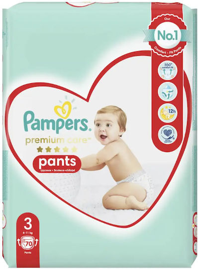 Pampers Diaper Pants Premium Care No. 3 for 6-11kg 70pcs