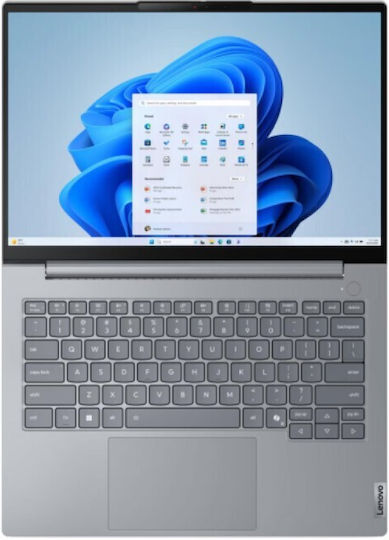 Lenovo ThinkBook 14 G9 IRL 14" IPS FHD+ (Core 5-210H/8GB/512GB SSD/Без операционна система) Арктично сиво (Английски (САЩ) клавиатура)