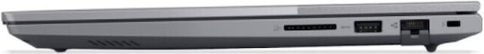Lenovo ThinkBook 14 G9 IRL 14" IPS FHD+ (Core 5-210H/8GB/512GB SSD/Без операционна система) Арктично сиво (Английски (САЩ) клавиатура)