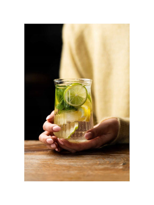 Vialli Design Set of Glasses Made of Glass 400ml 2 Pieces