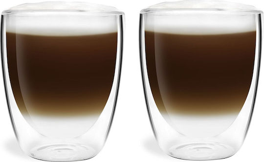 Vialli Design Set Brillen aus Glas 320ml 2 Stück
