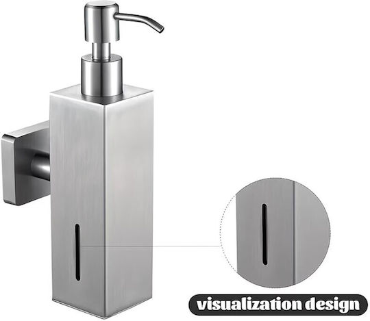 Επιτοίχιο Dispenser Αφρού Κουζίνας από Ανοξείδωτο Ατσάλι Επιτοίχιο Dispenser Αφρού Κουζίνας από Ανοξείδωτο Ατσάλι