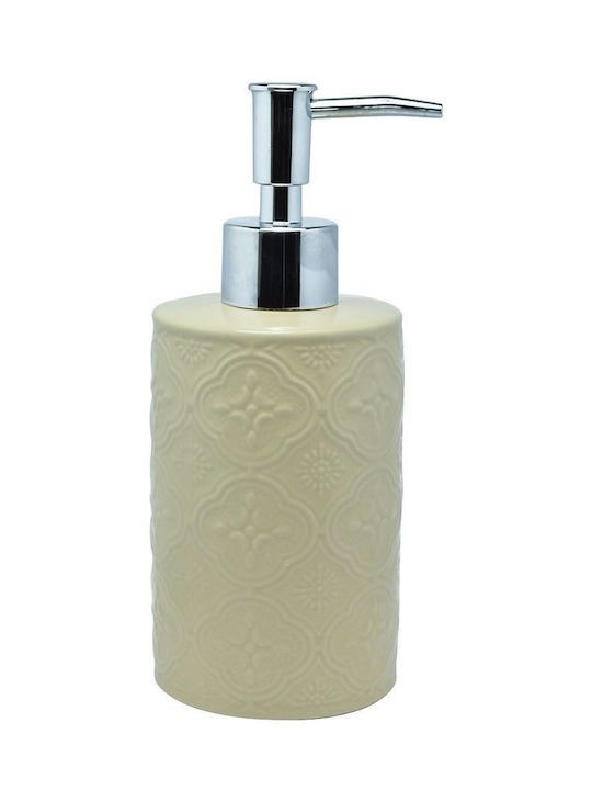 Estia Boho Tabletop Porcelain Dispenser Beige