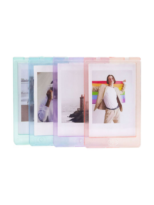 Loveinstant Metallic Photo Frame with Blue Frame