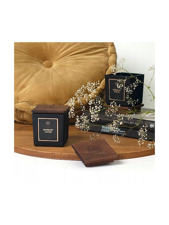 Candle Light Lumânare Aromatică Din Soia În Borcan Cu Miros De Rozmarin Și Cuișoare 610gr