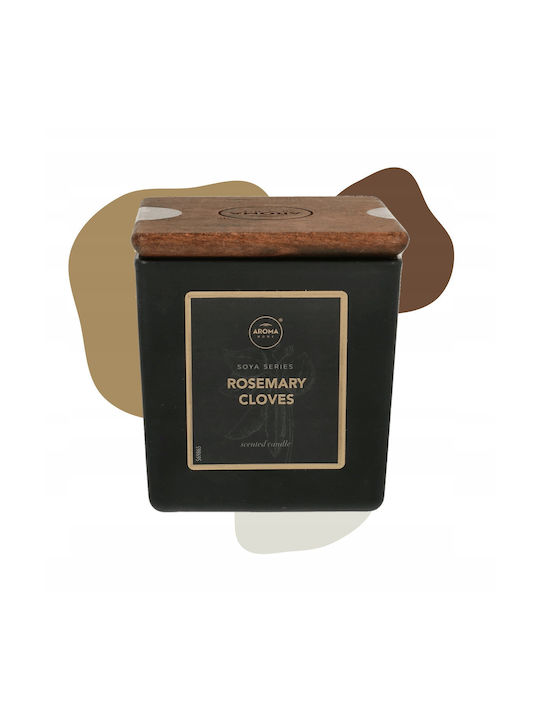 Candle Light Lumânare Aromatică Din Soia În Borcan Cu Miros De Rozmarin Și Cuișoare 610gr