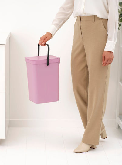 Brabantia Brabantia Mülleimer Sort & Go Kunststoff Rosa 12lt