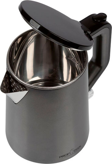 Profi Cook PC-WK 1290 Βραστήρας 1.5lt 2200W Graphit