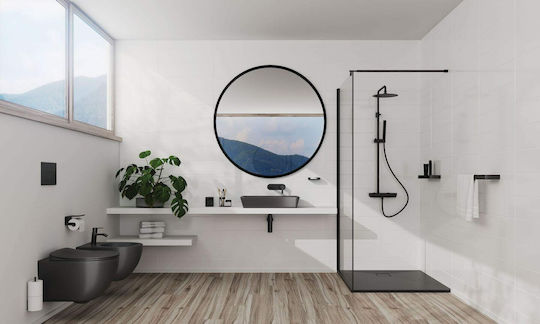 Deante Square Artificial Stone Shower Gray 90x90cm