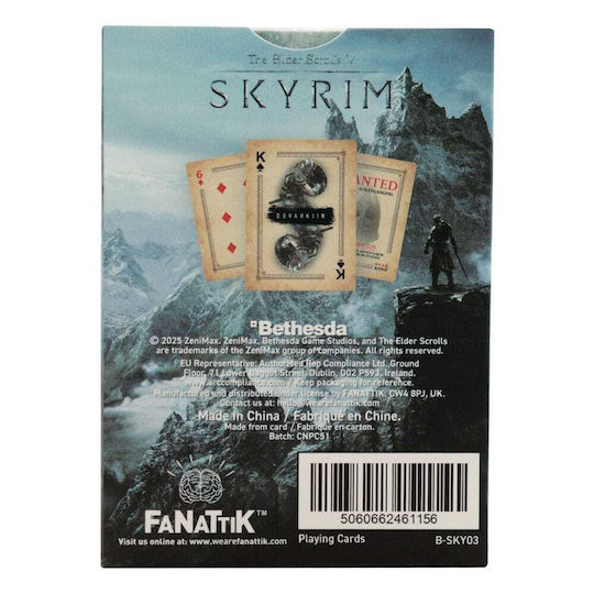Elder Scrolls Skyrim Playing Cards Display 12