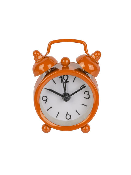 ArteLibre Metal Tabletop Clock with Alarm Clock