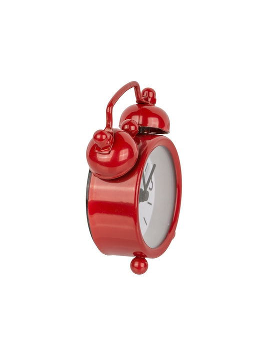 ArteLibre Metal Tabletop Clock with Alarm Clock