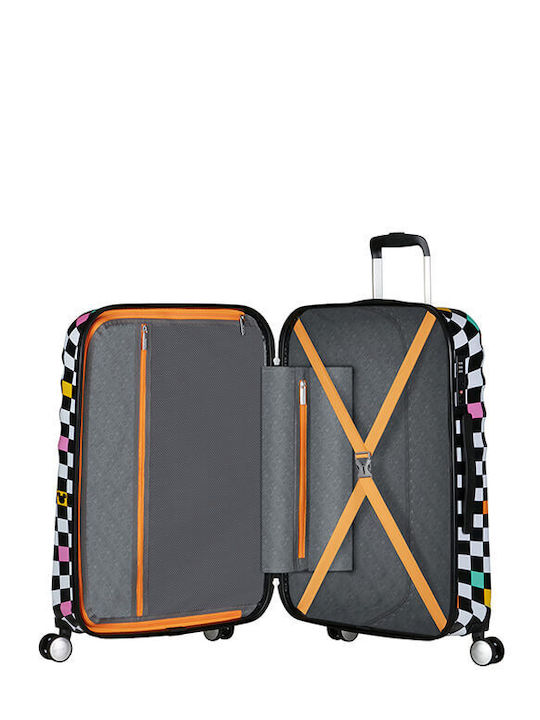 American Tourister Disney Wavebreaker Kinder Mittlerer Koffer Reise Mickey Check Höhe 67cm