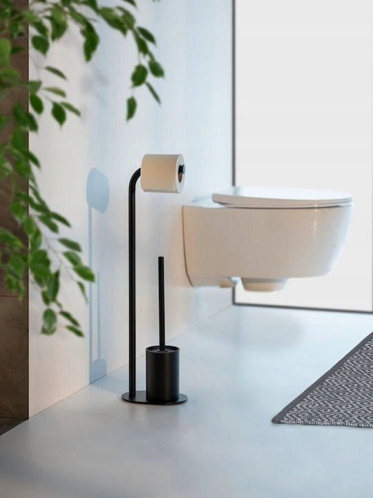 Wenko Levante Plastic Toilet Brush for Bathroom