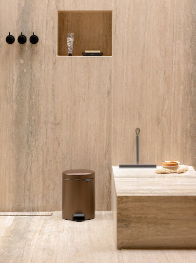 Brabantia Newicon Coș Metalic De Baie 5lt Bronz