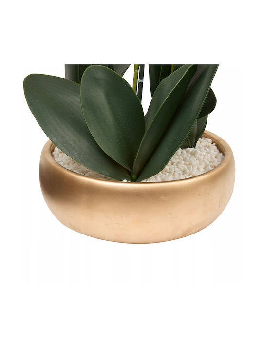 Atmosphera Kreation Innenarchitektur Vase Sanae Orchidee 65 Cm Gold