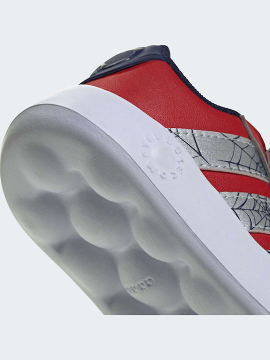 Grand Court Adidași Copii Cu Închidere Hoop & Loop Roșii
